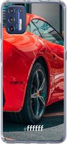 6F hoesje - geschikt voor Motorola Moto G9 Plus -  Transparant TPU Case - Ferrari #ffffff