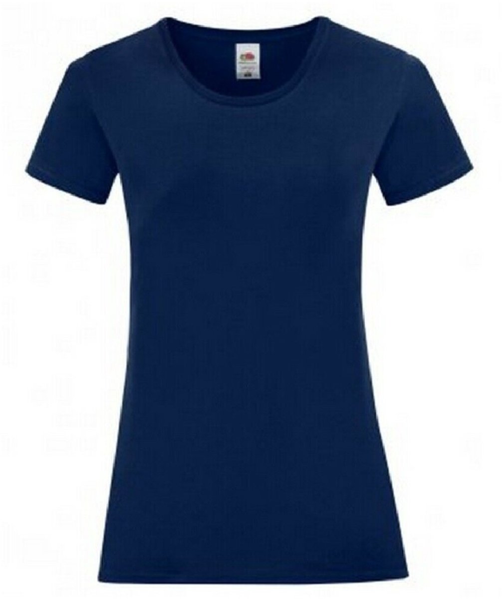 Fruit of the Loom Dames/dames Iconisch 150 T-Shirt (Marine)