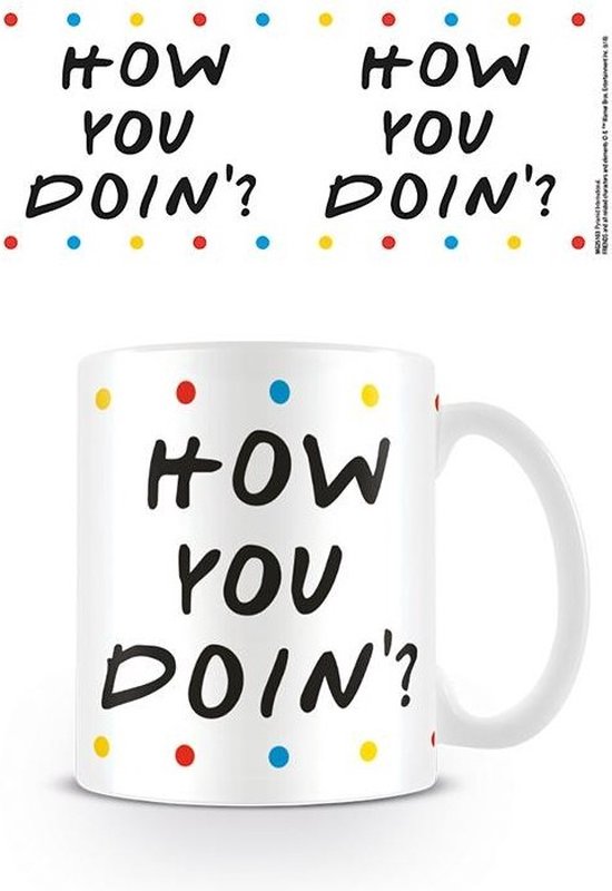 Friends How You Doin Dots Mug - 325 ml