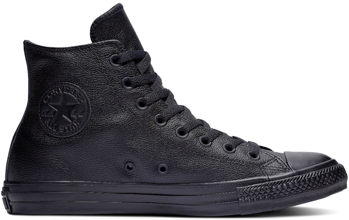 Converse All Stars Leather Hoog 135251C Zwart