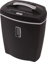 papierversnipperaar -  Genius 580 XCD Document Shredder, tot 7 blad, Cut deeltjes, met CD - Shredder, met inbegrip van Prullenbak, zwart