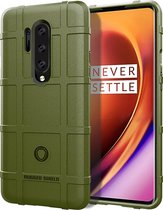 OnePlus 8 Pro Hoesje - Mobigear - Rugged Shield Serie - TPU Backcover - Groen - Hoesje Geschikt Voor OnePlus 8 Pro