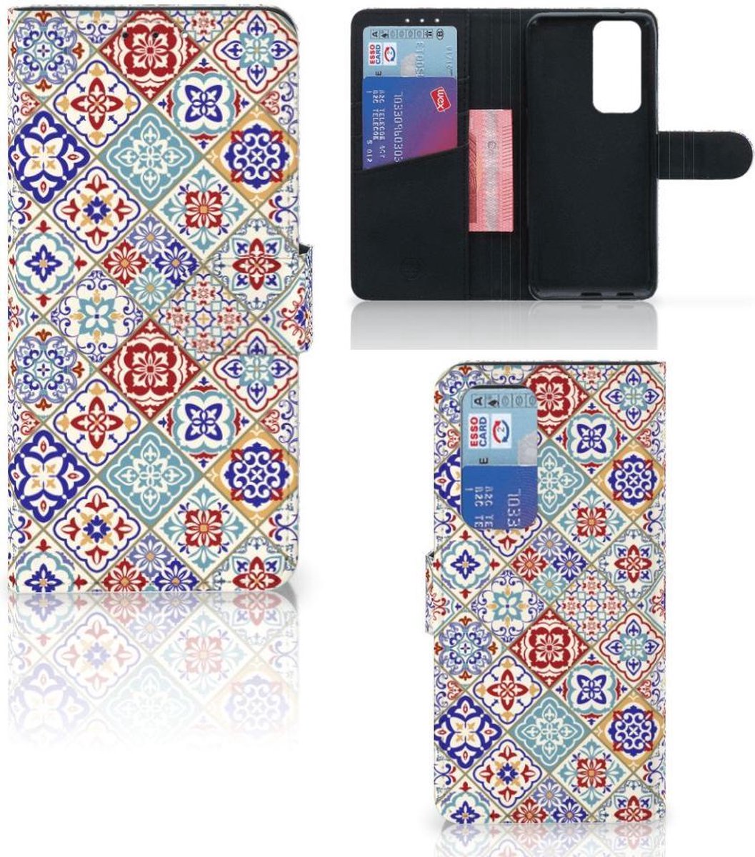 OPPO Find X3 Neo 5G Bookcase Tiles Color