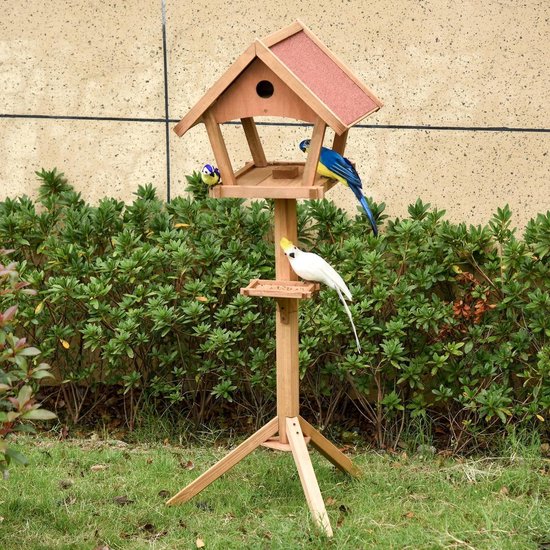 Voederhuisje voor vogels - Vogelhuisje - - Met -... | bol.com