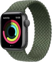 Gevlochten solo band - inverness groen - Geschikt voor Apple Watch