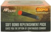 Airblast - Softbullet - Schietspeelgoed - Softgun Bundel - Diamondhead bullets 100 st - Rood - Zwart