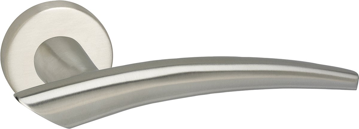 Deurkruk - Impresso Sheffield - Voor binnen - Rond - RVS - 2 stuks