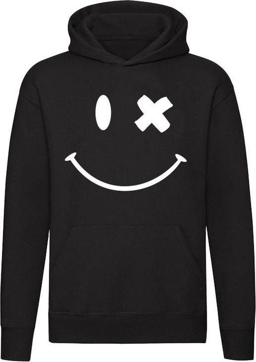 Smiley Hoodie sweater emoticon glimlach lachen blij