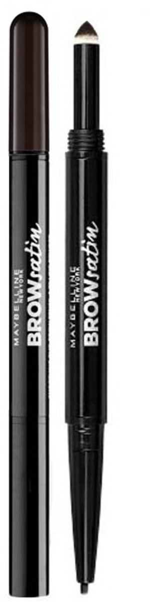 Bol.com Maybelline Brow Satin Wenkbrauwpotlood - 05 Black Brown aanbieding