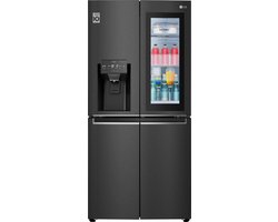 LG GMX844MC6F amerikaanse koelkast Vrijstaand 508 l F Zwart