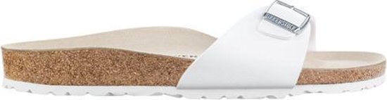 Birkenstock Madrid Dames Slippers White Regular-fit | Wit | Imitatieleer | Maat 42 | 040731