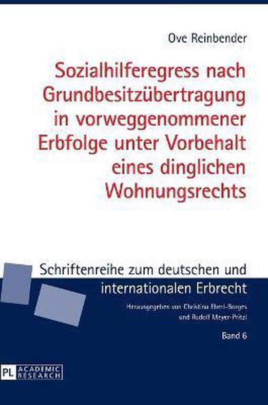 Sozialhilferegress nach Grundbesitzübertragung in vorweggen ... - cover