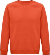 SOLS Unisex Adult Space Organic Raglan Sweatshirt (Gebrande sinaasappel)