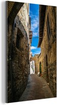 La vieille ville de San Gimignano en Italie Aluminium 80x120 cm - Tirage photo sur aluminium (décoration murale en métal)