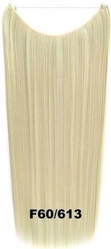 Wire hair extensions straight blond - F60/613