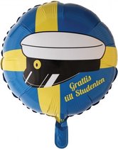 Wefiesta Folieballon Geslaagd 45,5 Cm Blauw/geel