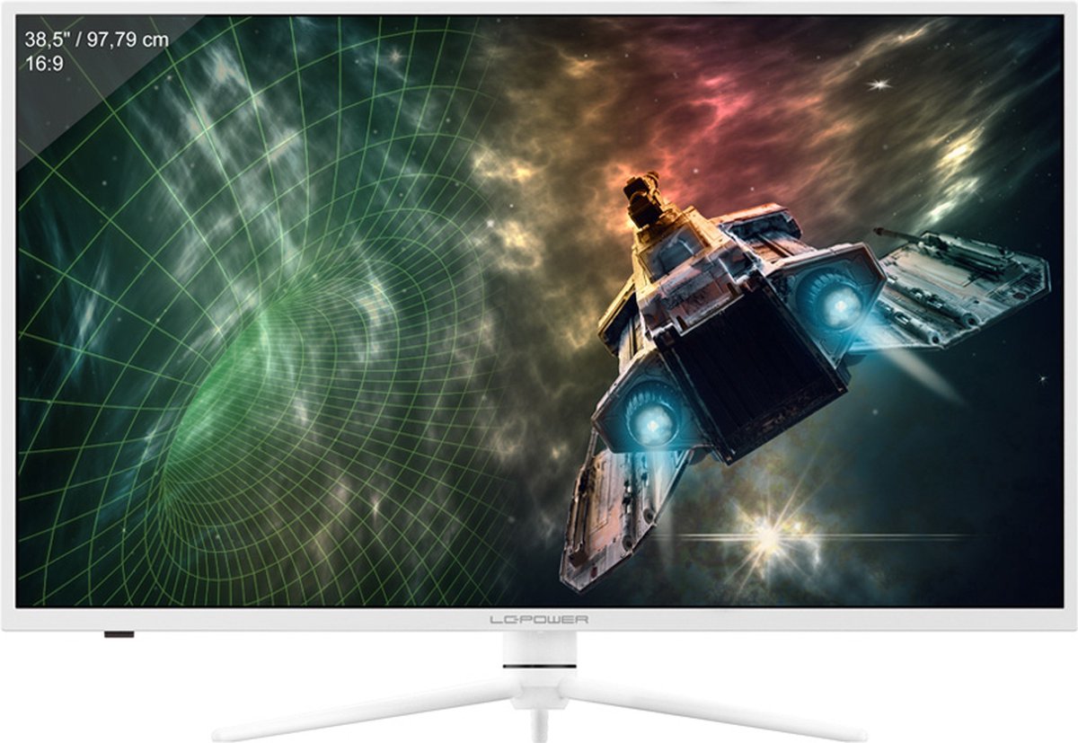 LC Power LC-M39-QHD-165-C Gaming monitor Energielabel G (A - G) 97.8 cm (38.5 inch) 2560 x 1440 Pixel 16:9 4 ms Audio, stereo (3.5 mm jackplug), DisplayPort, HDMI VA LCD