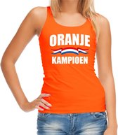 Oranje fan tanktop voor dames - oranje kampioen - Holland / Nederland supporter - EK/ WK kleding / outfit XL