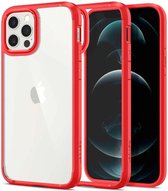 Spigen Ultra Hybrid Case - Telefoonhoesje - Hoesje Voor Apple iPhone 12/12 Pro (Red)