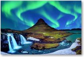 Noorderlicht - bij Kirkjufell in IJsland - 1500 Stukjes puzzel voor volwassenen - Landschap - Sterren - Natuur