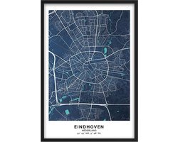 Poster Stad Eindhoven A4 - 21 x 30 cm (Exclusief Lijst)