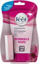 Veet In-Shower Ontharingscrème Normale Huid - 5 x 150ml - Ontharingscrème - Voordeelverpakking