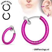 Piercing verf spatters fuchsia