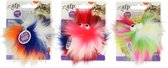 AFP Furry Fluffy Ball Red Speelgoed voor katten - Kattenspeelgoed - Kattenspeeltjes