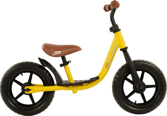 Sajan Loopfiets - Balance Bike - Jongens en Meisjes - Loopfiets 2 Jaar - Buitenspeelgoed - Mat-Oker