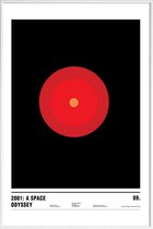 JUNIQE - Poster met kunststof lijst 2001: A Space Odyssey (2001: A