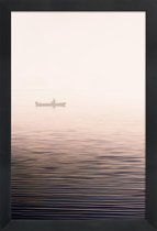 JUNIQE - Poster met houten lijst So We Beat On @AndréDogbey -13x18