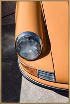 JUNIQE - Poster met kunststof lijst Foto van Porsche 911 -20x30 /Grijs