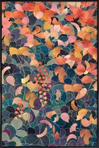JUNIQE - Poster met kunststof lijst A Shiny Path 3 -13x18 /Grijs &
