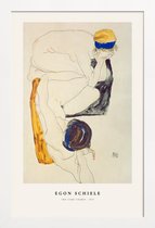 JUNIQE - Poster in houten lijst Schiele - Two Lying Figures -40x60