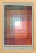 JUNIQE - Poster in houten lijst Klee - White Framed Polyphonically