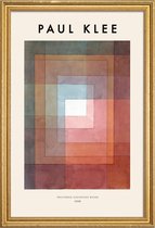 JUNIQE - Poster in houten lijst Klee - White Framed Polyphonically