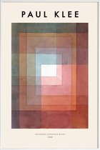 JUNIQE - Poster in kunststof lijst Klee - White Framed Polyphonically