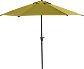 Parasol 300x300 (3m) Balkon en Tuin – Tuinparasol Knikbaar en Kantelbaar - Limoengroen