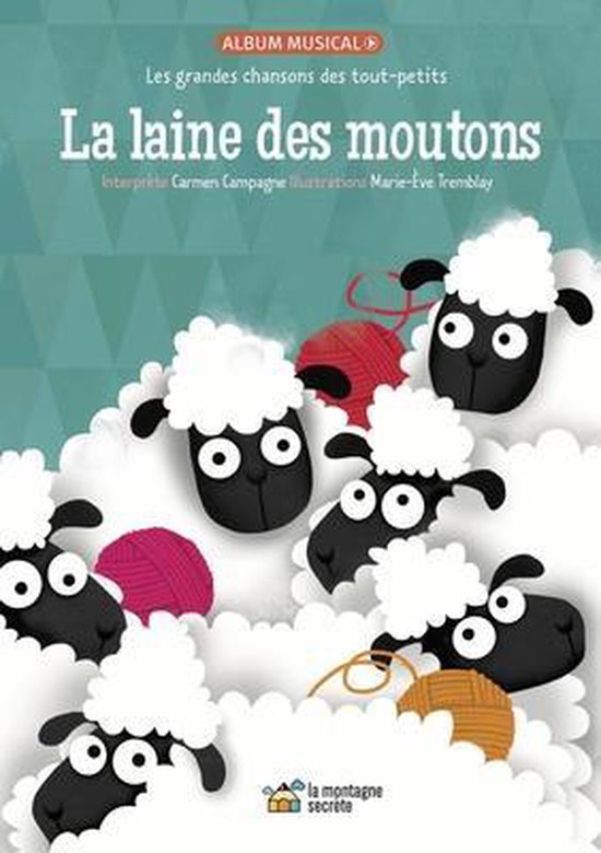 Les grandes chansons des tout-petits- La laine des moutons - cover