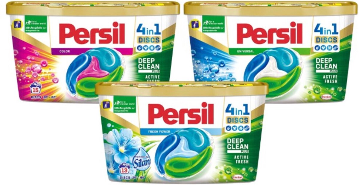Persil Wasmiddelcapsules Discs Color - Universal - Freshness Voordeel Pakket