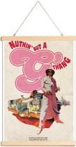 JUNIQE - Posterhanger Nuthin but a G thang -20x30 /Rood & Roze