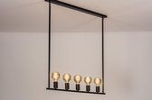 Lumidora Hanglamp 74160 - 5 Lichts - E27 - Zwart - Metaal