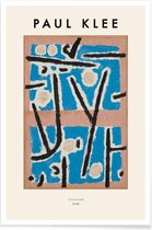 JUNIQE - Poster Klee - Untitled -20x30 /Blauw & Bruin