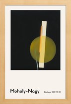 JUNIQE - Poster met houten lijst László Moholy-Nagy - Bauhaus 1922 N1