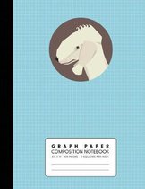 Graph Paper Composition Notebook: Bedlington Terrier - Quad Ruled 5 Squares Per Inch for Math & Science