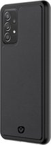 Samsung Galaxy A52 4G/Galaxy A52 5G Backcase hoesje - Valenta - Effen Zwart - Leer