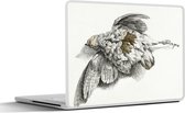 Laptop sticker - 12.3 inch - Dode vogel - schilderij van Jean Bernard - 30x22cm - Laptopstickers - Laptop skin - Cover