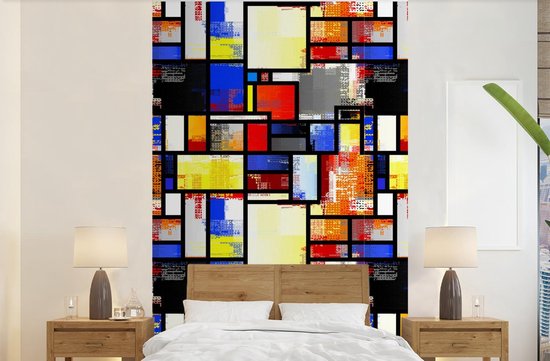 Papier peint - Papier peint photo - Mondrian - Oude Meesters - Largeur 160 cm x Hauteur 240 cm