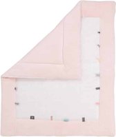 Snoozebaby Speelkleed Boxkleed Cheerful Playing - met labeltjes - 85x105 cm - Orchid Blush roze