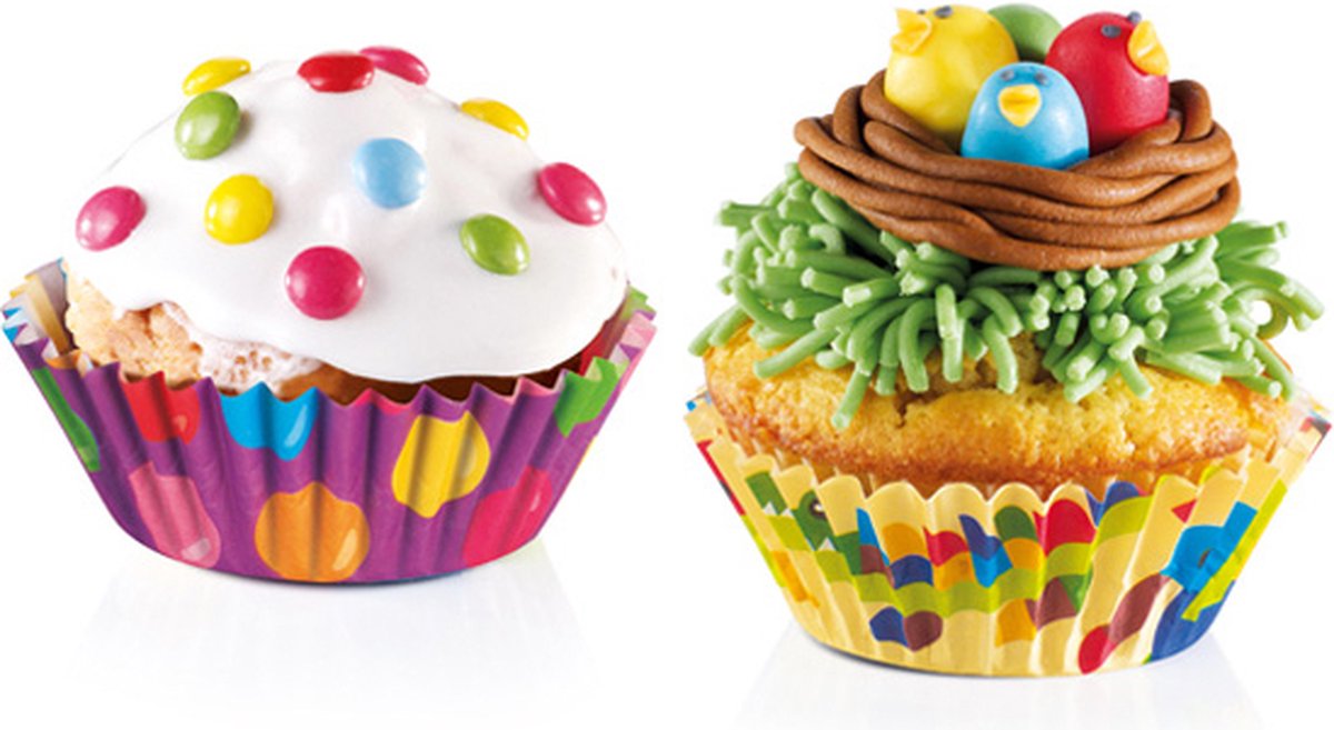 60 Muffinvormen Kinderpatroon - Ø 6 cm